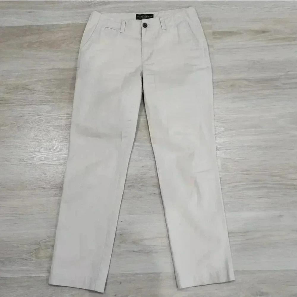LRL Lauren Jeans Co Ralph Lauren Cotton Flat Front Chino Pants White Size 6P
